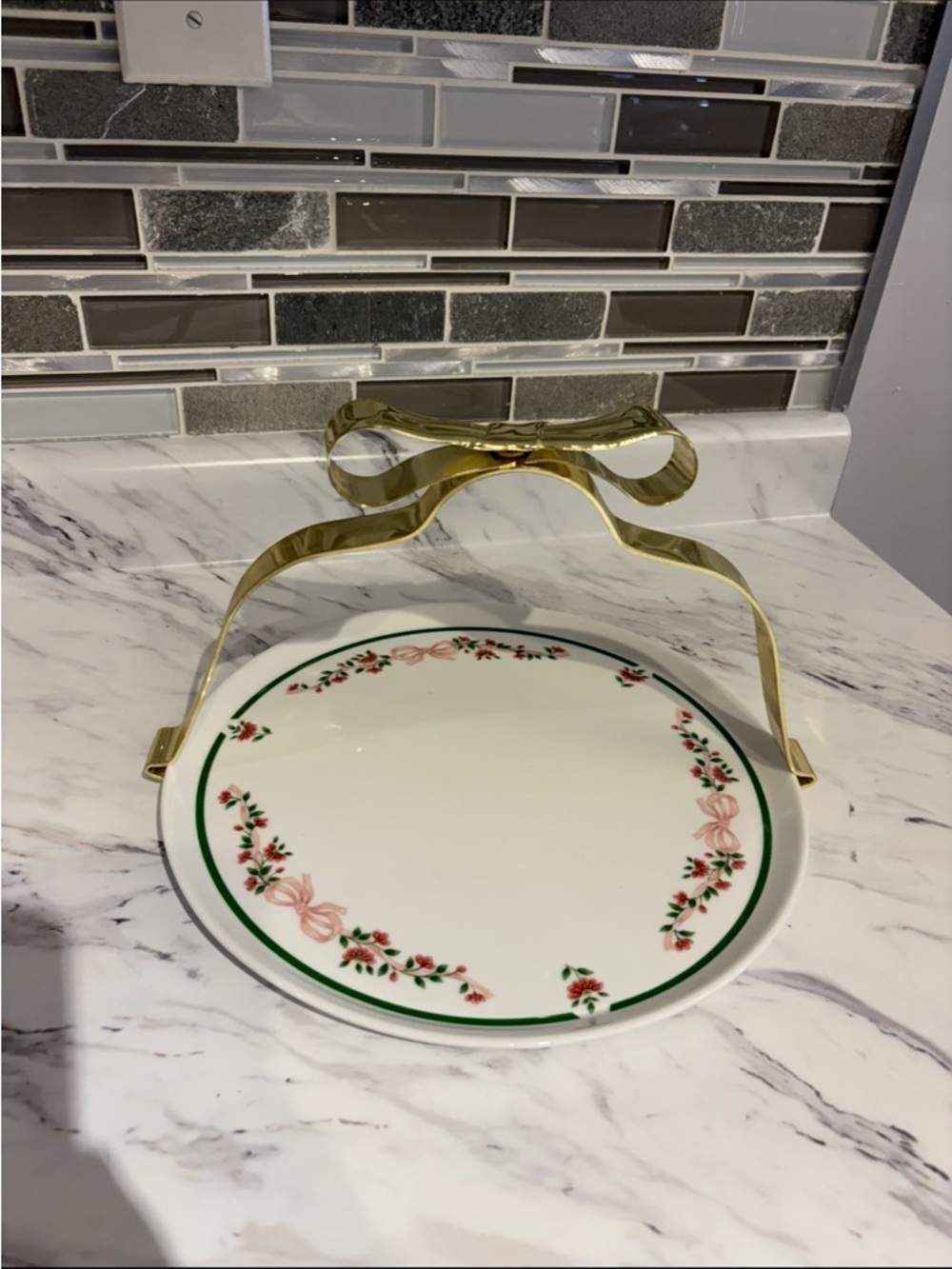 Vintage Princess House Serving plate Exclusive Hand Crafted fine porcelain